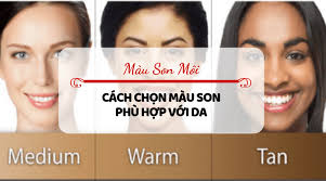 Cách Chọn Màu Son Phù Hợp Với Màu Da